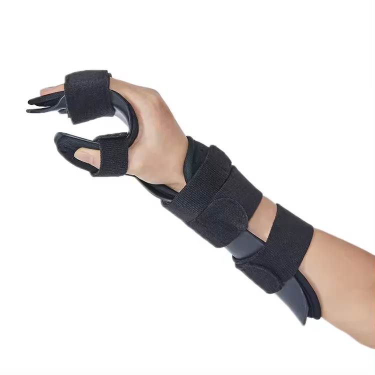 Plastic Stroke Hand Splint Night Support Hand Brace for Rehabilitation Therapy Supplies details