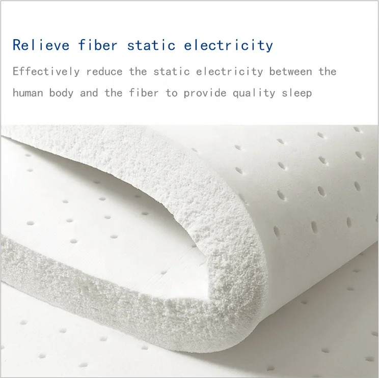 Jzd Soft Breathable Latex King Mattress Relieving Deep Uninterrupted