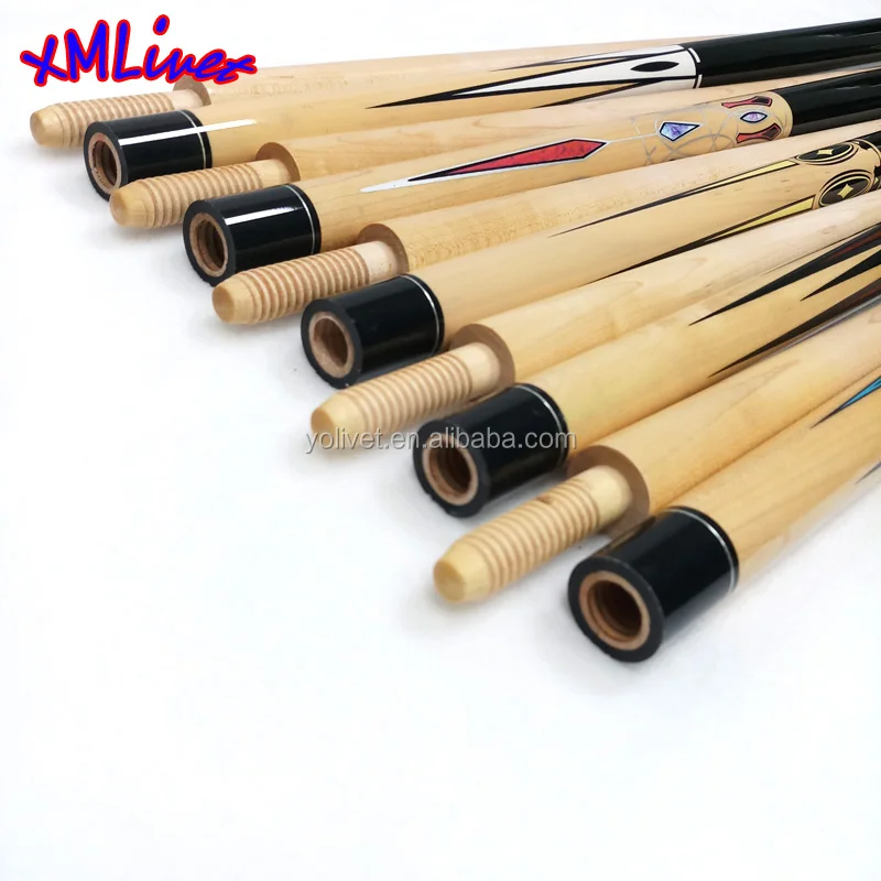 Xmlivet Pool Carom Cues In 142cm Length And Wood Joint 13mm Billiard