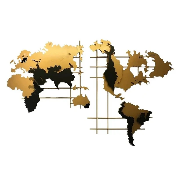 Hanging Metal Map Simple Design Wall Decoration Buy Hanging Wall Decoration,Metal Map Wall