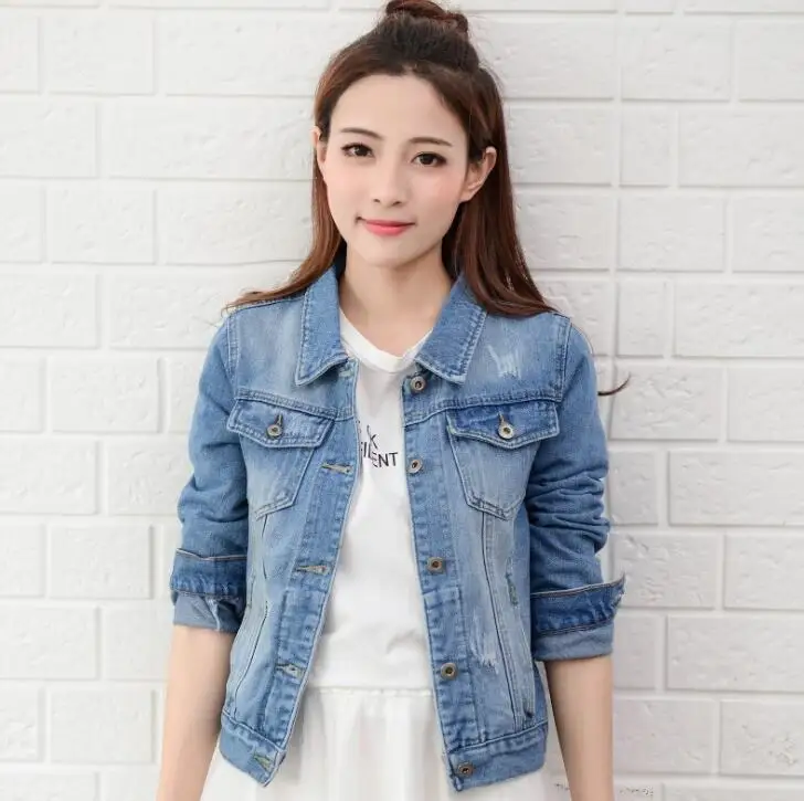 light color denim jacket
