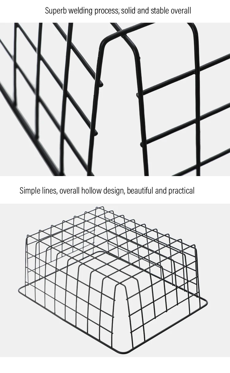 Cestas De Metal Para Decoración De Escritorio,Cestas De Alambre Para