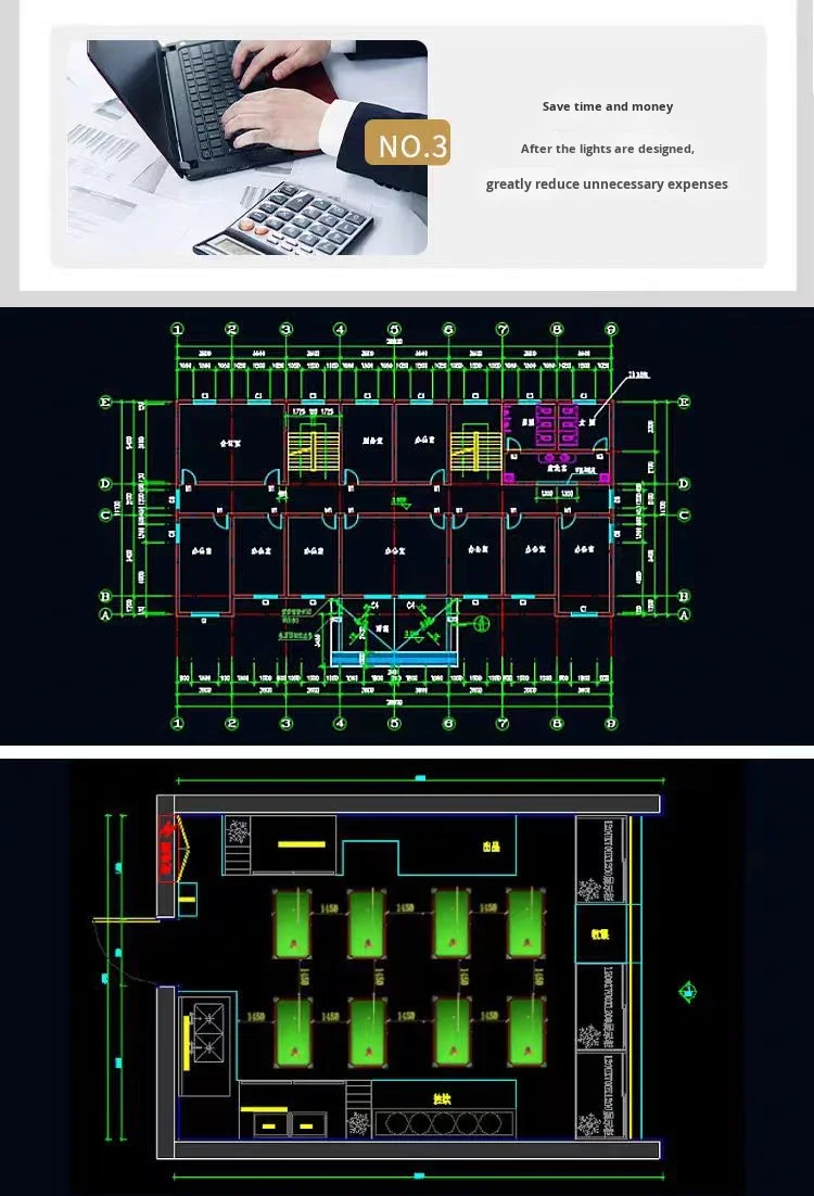 product modern simple design high end billiard room atmosphere led pendant lamp seamless splicing pool room ambiance decorative lighting-2