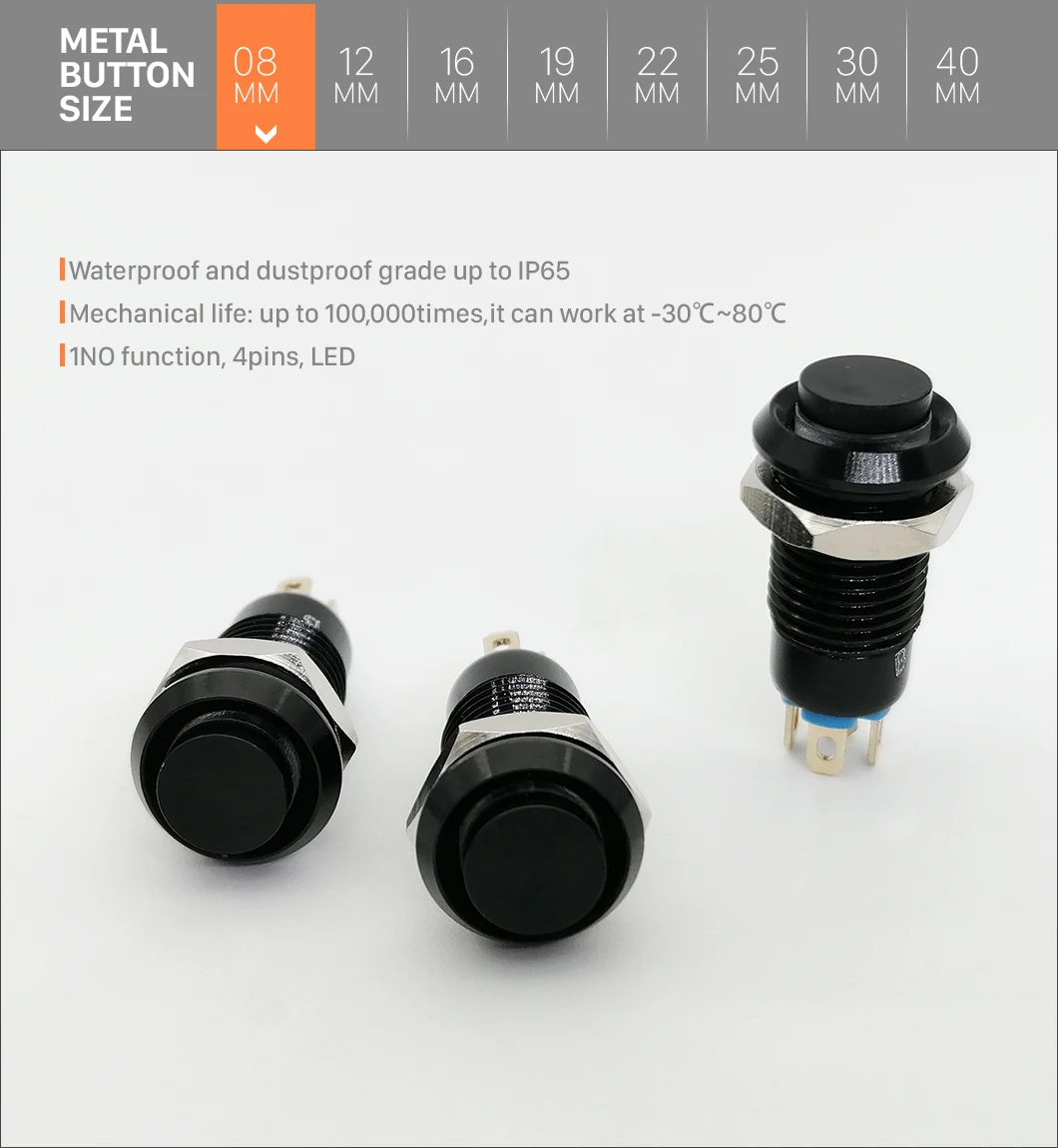 8mm Mini Push Button Switch Momentary Toy On Off Switch Buy Toy On