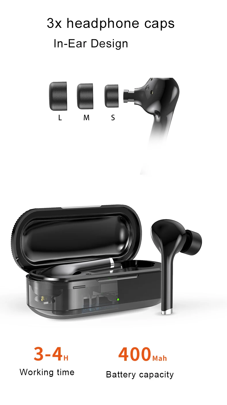 Sport True Wireless Earbuds TWS Wireless Earphones Bluetooth 5.0 Wireless Headphone - ANKUX.COM