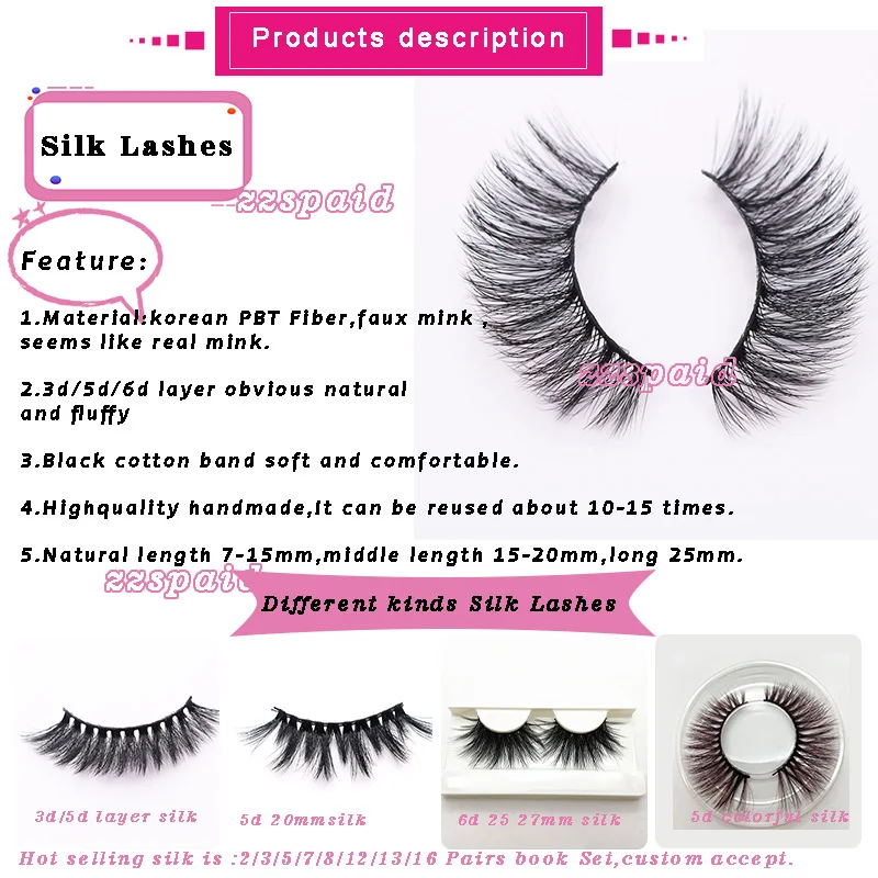 H01 5 Pairs Natural False Eyelashes Thick 3d Mink Lashes Short Black Soft Mink Eyelashes Makeup 2617