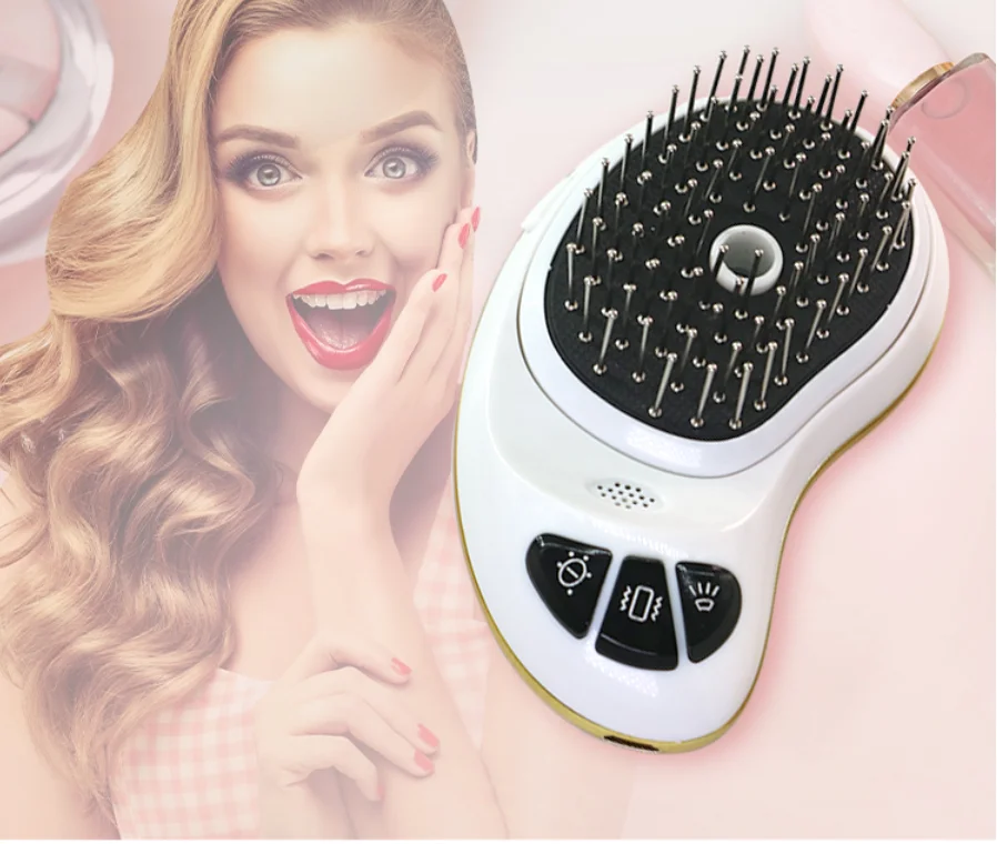 New Vibration Massage Steam Ion Hair Brush With Pump Sprayer Buy