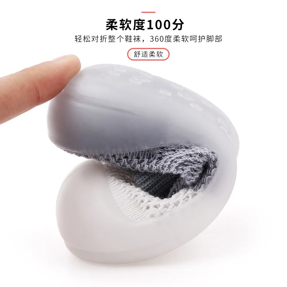 High quality soft rubber summer mesh baby toddler socks shoes floor socks supplier