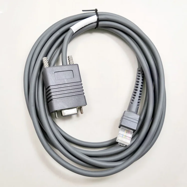 Cavo USB A Spirale 9 Piedi Per Scanner Motorola Symbol LS1208/LS3408/LS4208