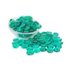 wholesale colorful recycled flat clear pebbles gems crafts for vase fillers