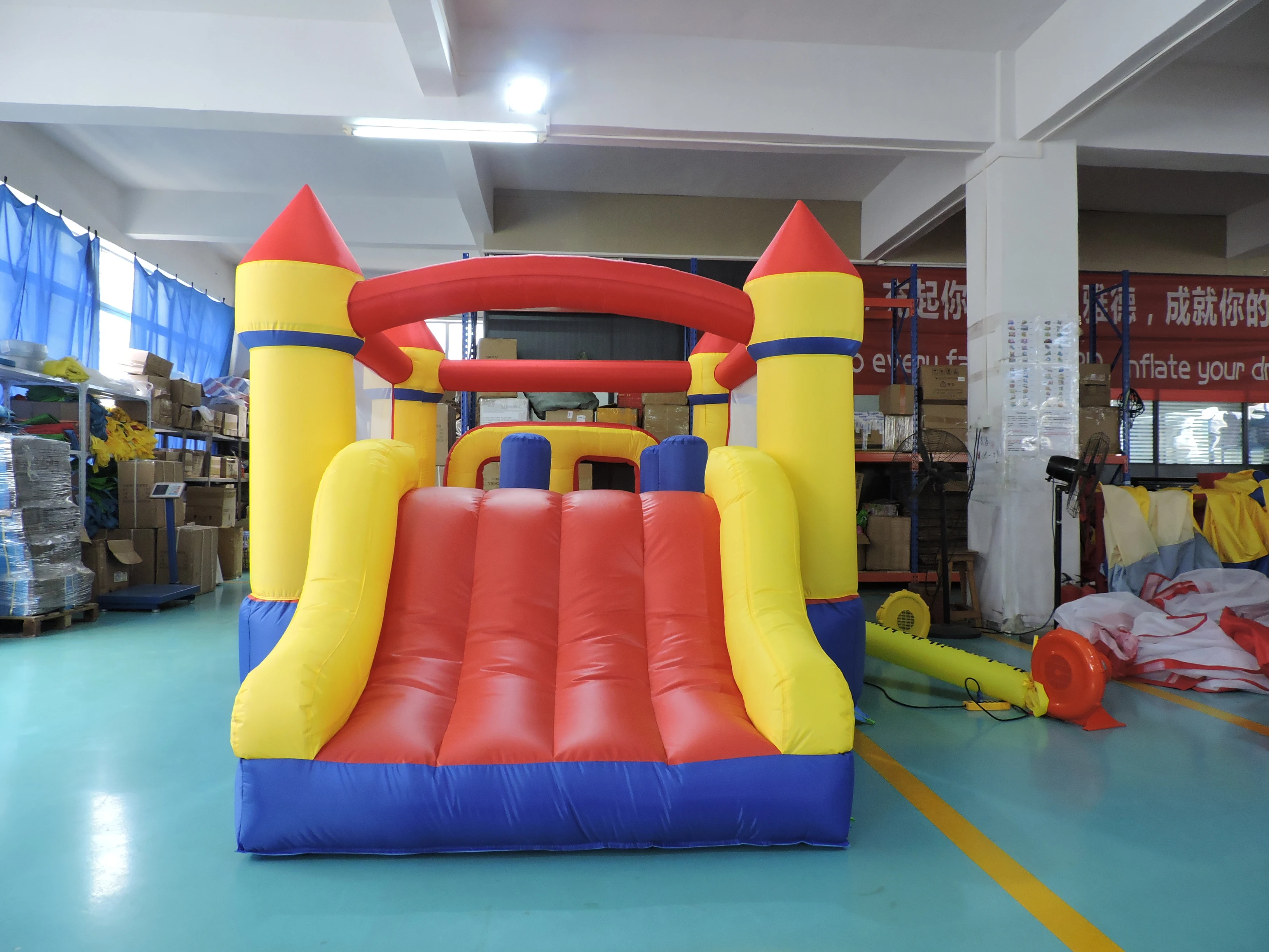 Yard Jump House Nylon Inflatable Bounce House Play Game Kids Indoor ...