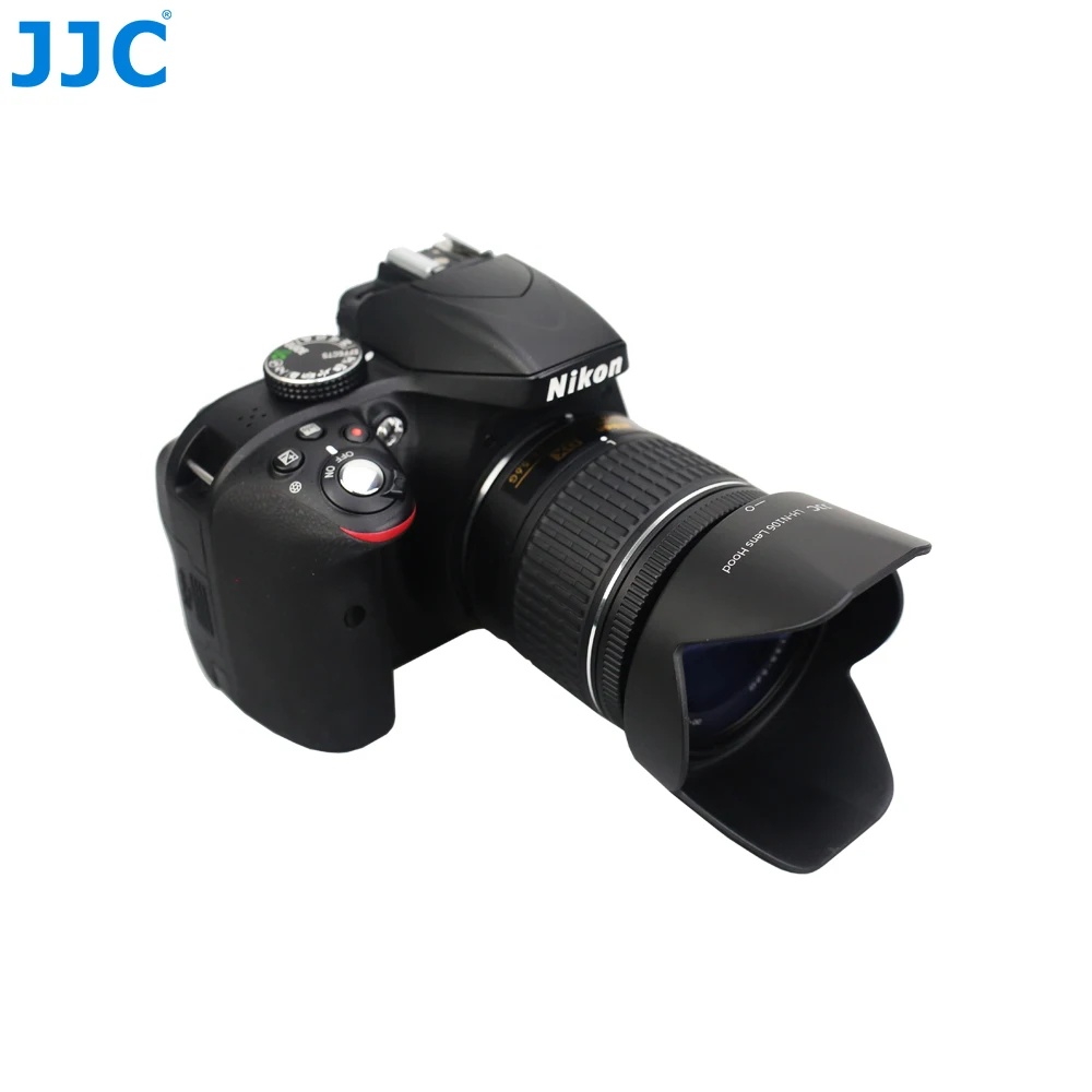 正式的JJC HB-N106 可逆式 花形 レンズフード Nikon AF-P DX Nikkor 18-55mm F3.5-5.6G Nikon AF-P  DX Nikkor 18-55mm F3.5-5.6G VR カメラ・ビデオカメラ・光学機器用アクセサリー