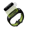 SUNLINE 2019 Sport Band Multi Function Hybrid Women Bluetooh Headphone Round Wrist Touch Screen Smart Watch