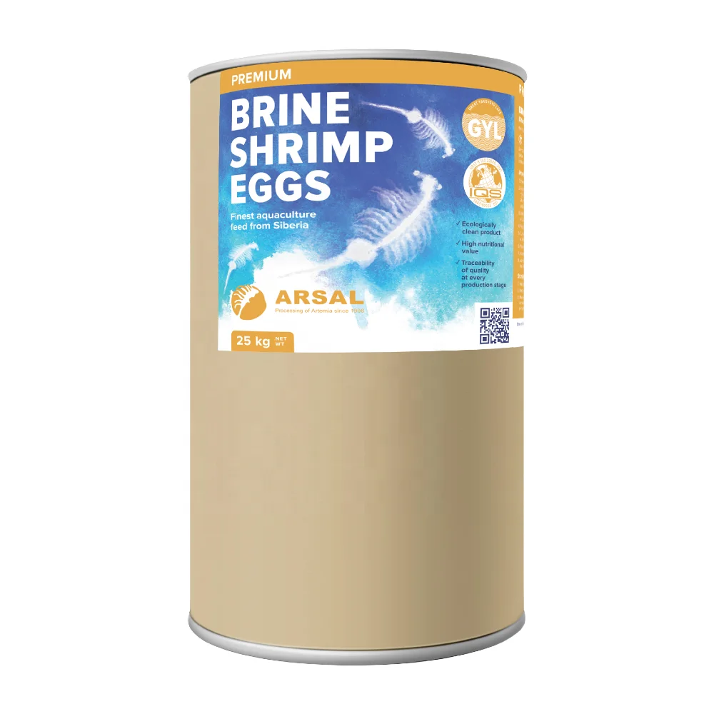 
Hatching Rate 75%-85% Russian Wholesale Artemia Cysts Brine Shrimp Eggs In Drums 