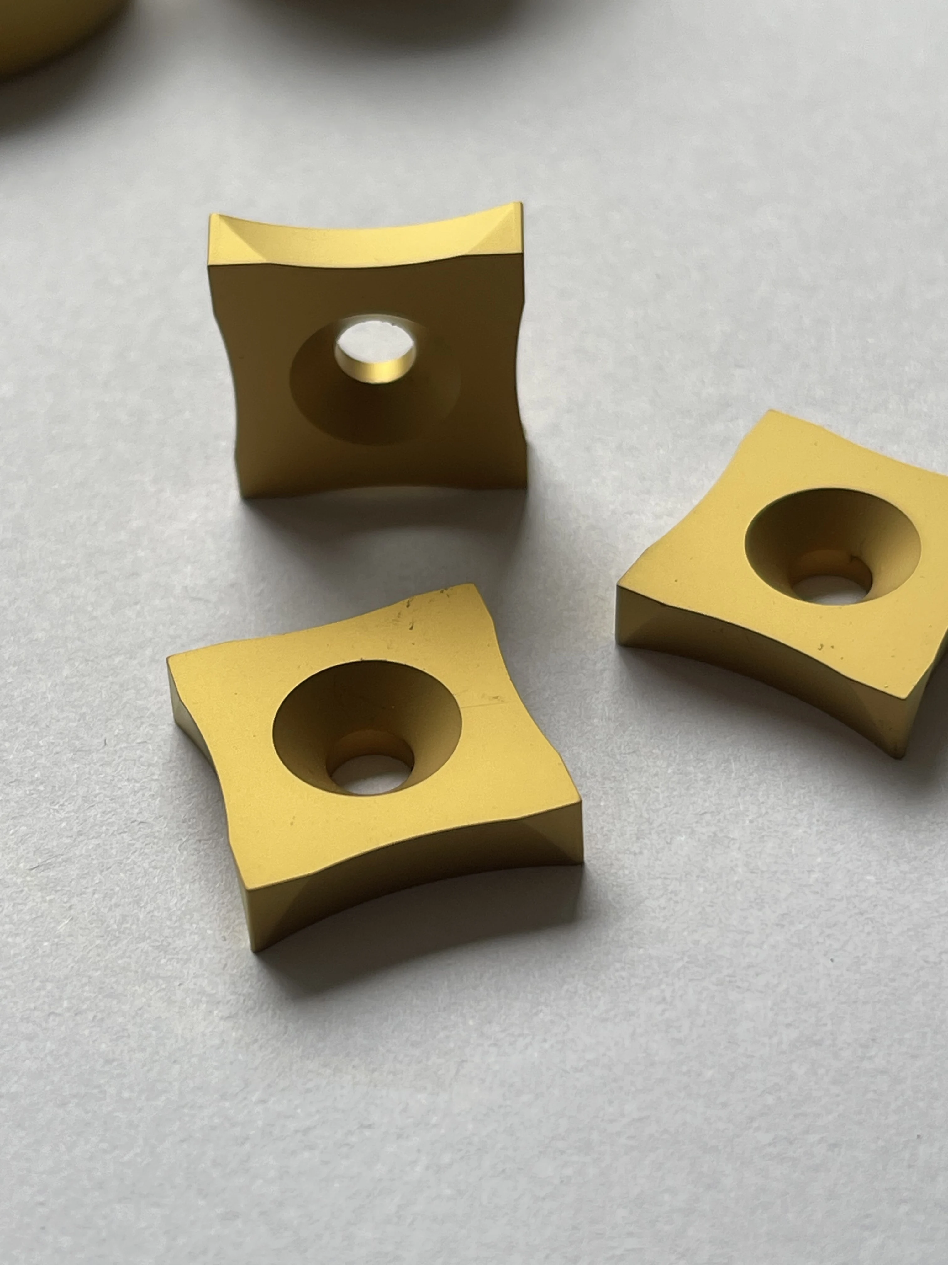 SOUB2506-R80 SOUB2506-R100 Carbide Scarfing Insert Tube Pipe Production Inserts CVD Coated OEM Custom 10pcs MOQ