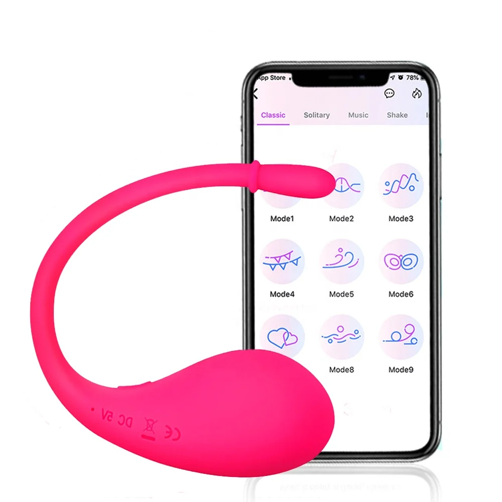 Hot Sell Sex Toys Woman Vagina Massager Pussy Mobile Long Distance Phone  App Wireless Remote Controlled Panties Vibrator