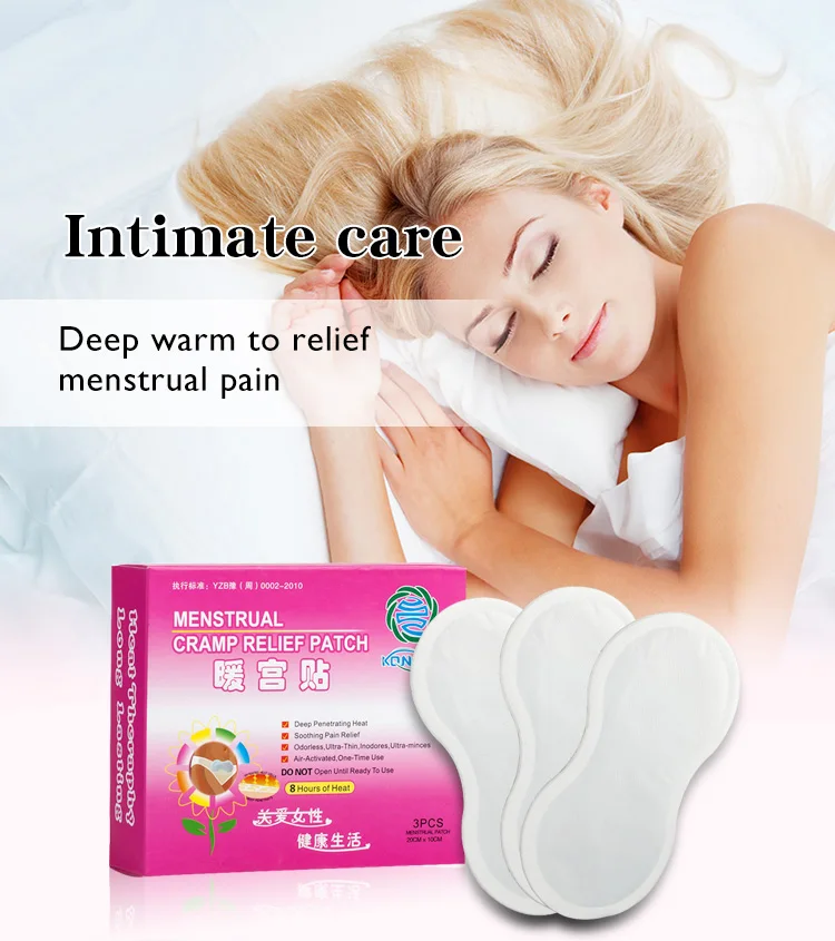 Hours Menstrual Cramp Pain Relief Heat Patch For Women Buy Hours Menstrual Cramp Pain