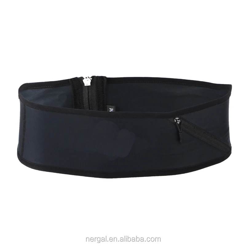 Waterproof running custom waist bag/reflective running belt with bottle holder/gym sports running men fanny pack custom logo