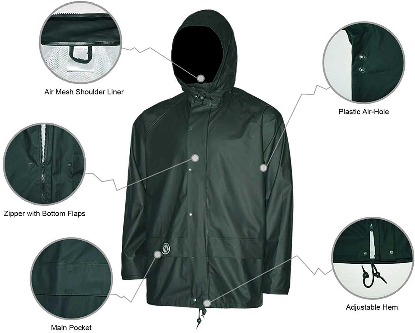 Coastal Sailing Waterproof Jacket With Bib Pants Fishing Rain Suit Foul Weather Gear Buy