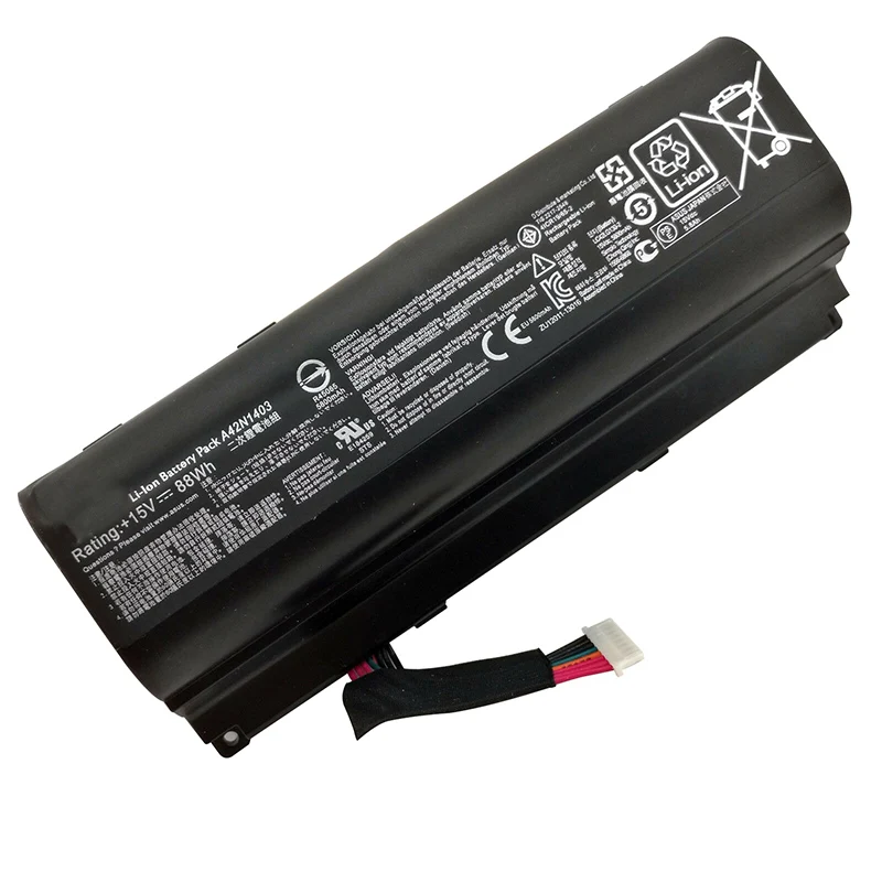 asus g751jt battery not charging