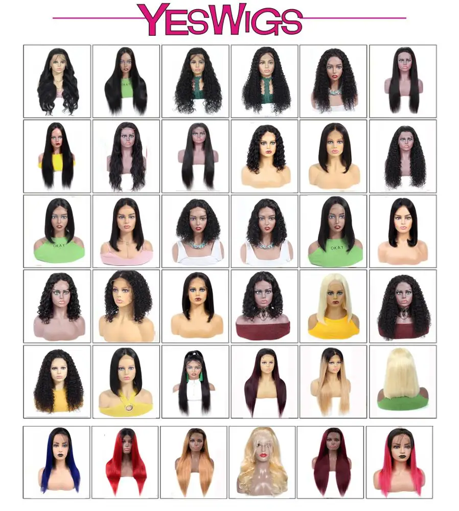 

Lace Front Human Hair Wigs,1 Piece, All colors