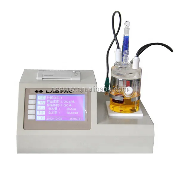 Coulometric Oil Water Content Analyzer Karl Fischer Titration Moisture Tester Price Astm D1533