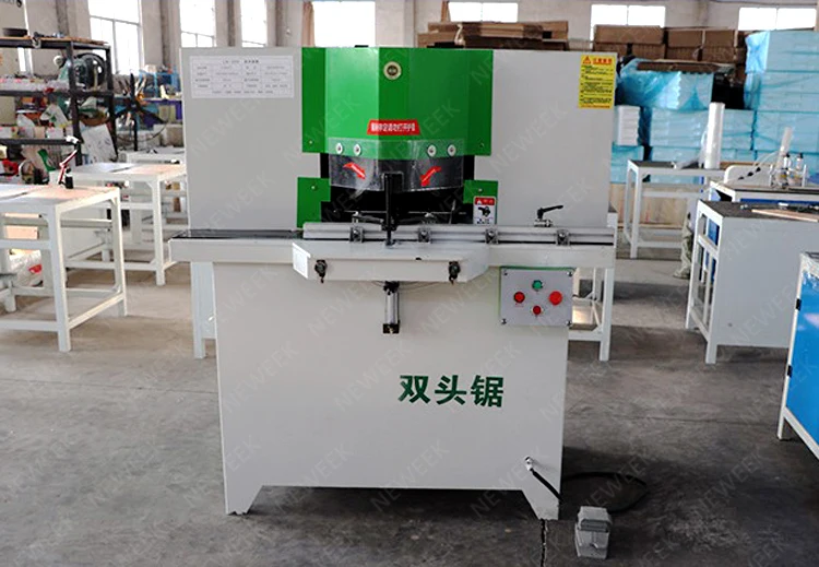 NEWEEK 45 90 degree double saw blade aluminum corner picture frame cutting machine
