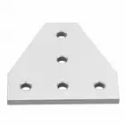 T3-T8 aluminum profiles with hole aluminum profile plate 5 hole