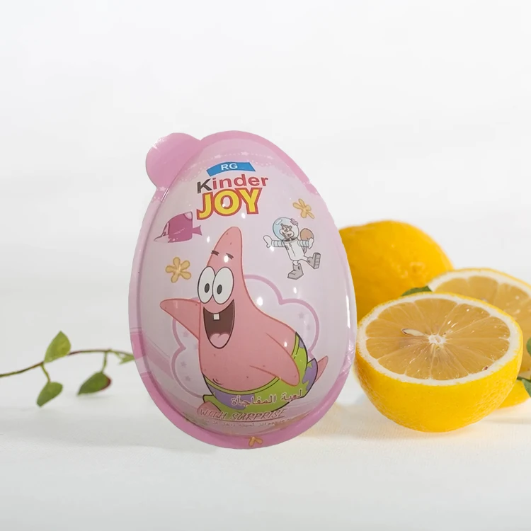Funny cartoon candy egg plastic packaging material pvc film thermoforming