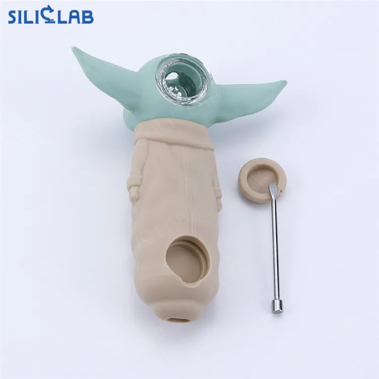 Baby Grogu Yoda Pipe Silicone Smoking Accessories Buy The Mandalorian