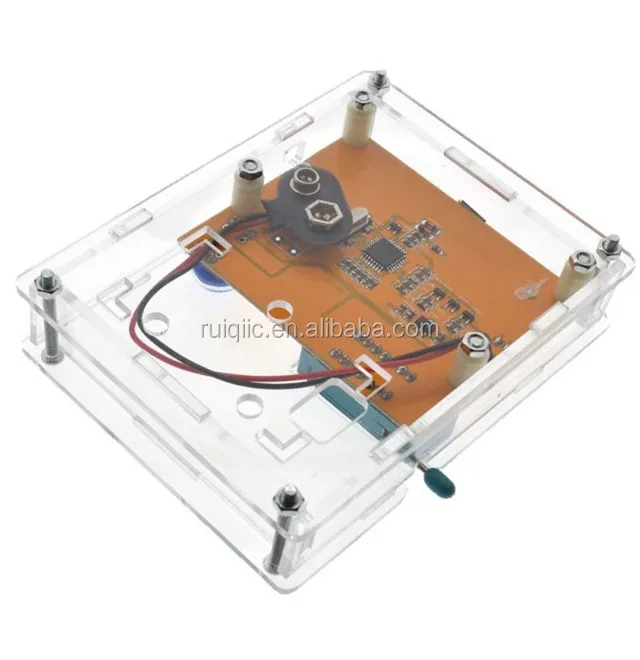 Clear Acrylic Case Shell Housing For LCR-T4 Transistor Tester ESR SCR/MOS PNP F 
