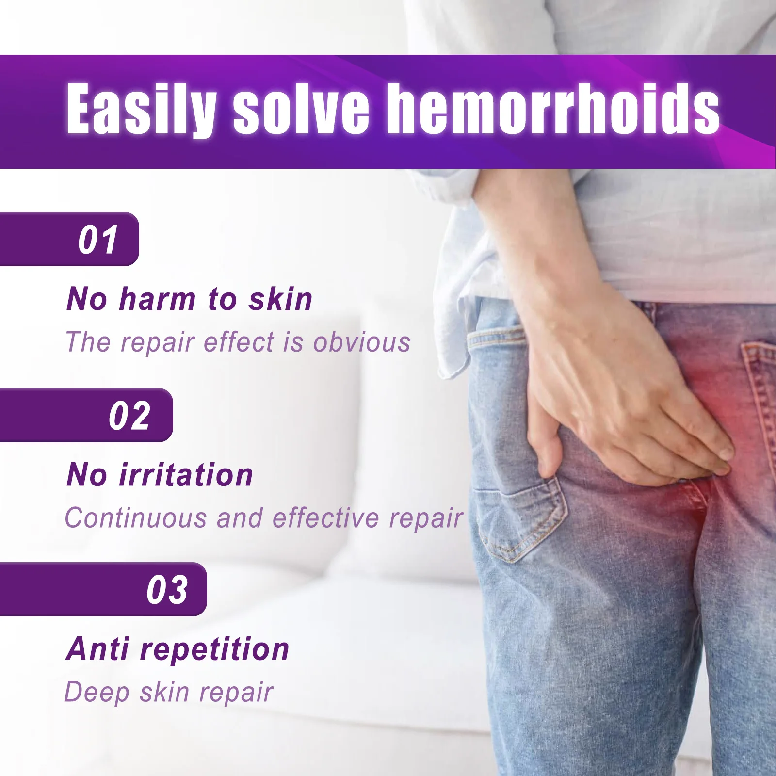 Oem Hemorrhoids Effective Treatment Internal Hemorrhoids Piles External ...