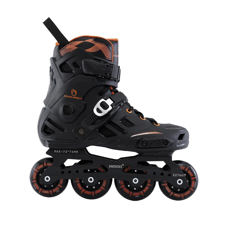 Durable Wholesale Price Freestyle Speed CNC Frame PU 4 Wheel Fashion Inline Skate Shoes