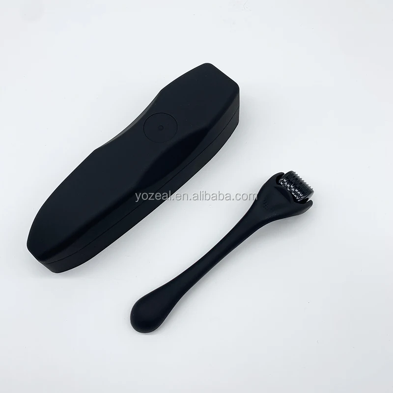 540 Needle Matte Black Derma Roller 0.5mm Beard Growth