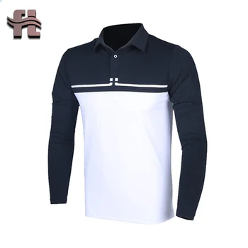 long sleeve cotton golf shirts