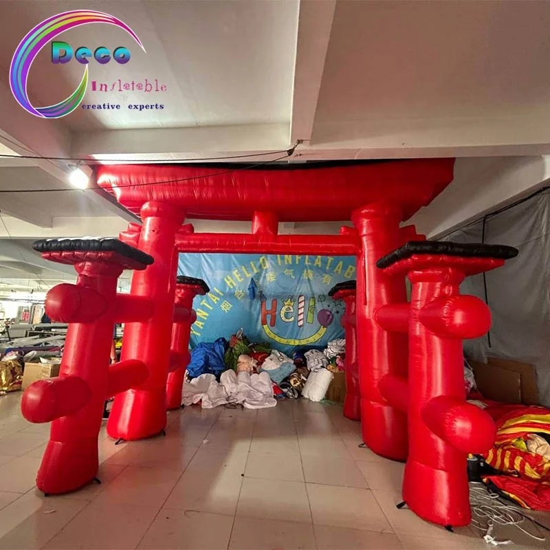 个性化醒目的充气拱门定制红色拱门充气,用于活动和装饰