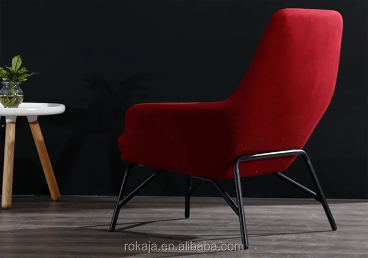 Italian Lounge Chair Office Hotel Room Sofa Living Room Simple Single ...