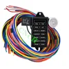 NEW 14 CIRCUIT BASIC WIRE KIT SMALL WIRING HARNESS RAT STREET ROD SAND CAR TRUCK