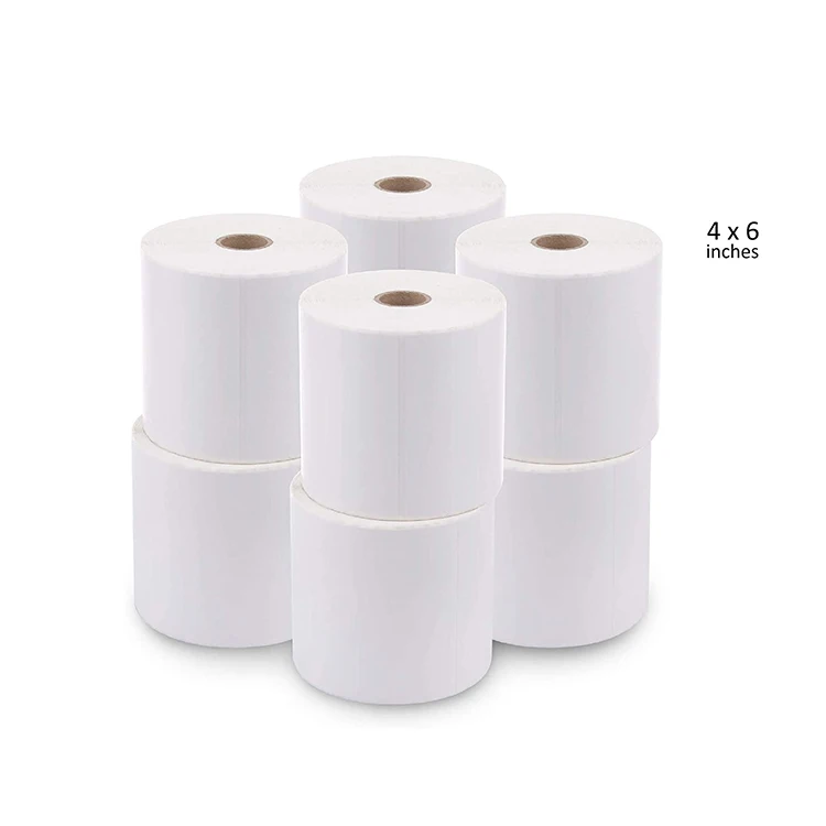 4x6 Recyclable Direct Thermal Shipping Labels Commercial Grade