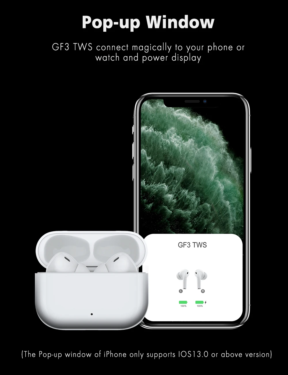 True Wireless Bluetooth 5.0 Earphone In-ear Stereo Earbuds For All Smart Phone Air Pro 3 TWS Headphones - ANKUX.COM