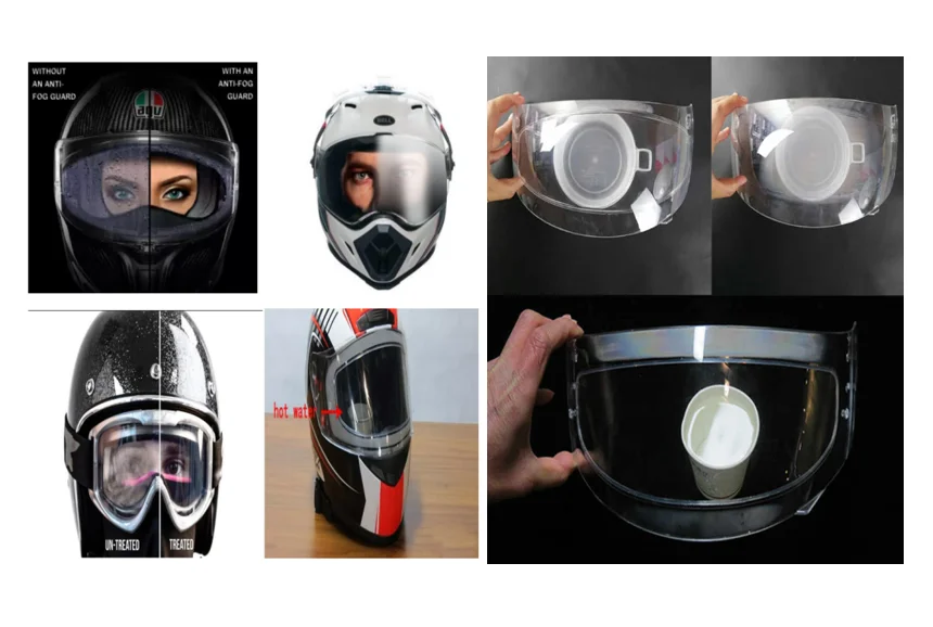 Universal Generic Antifog Helmet Lens Film For Shoei Ls2 Hjc For Agv