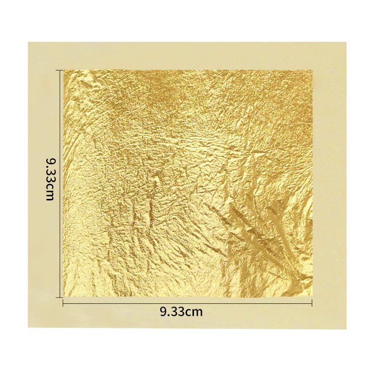 24K Edible Pure Gold Leaf - Versatile Use in Food & Art
