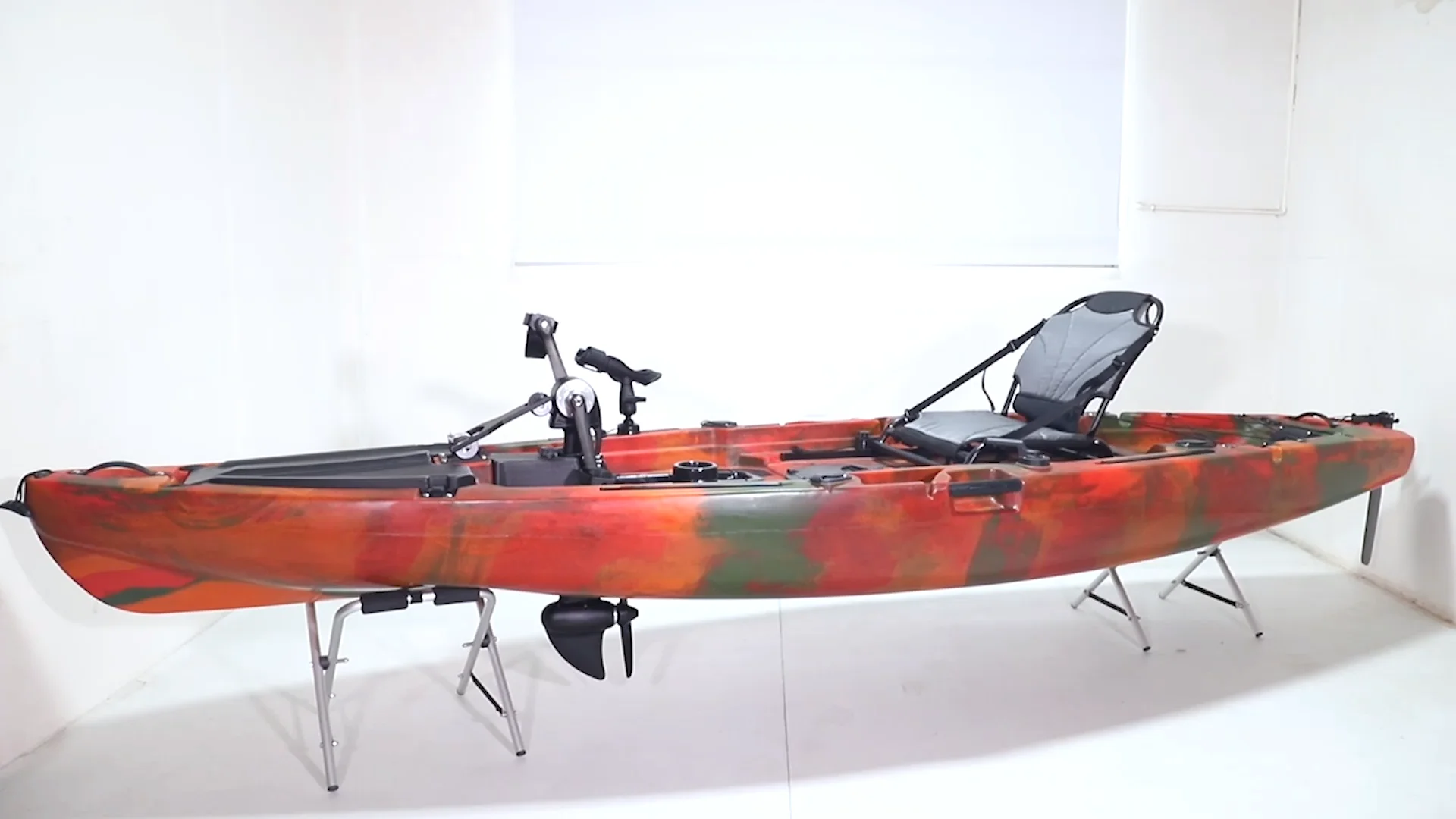 High Quality 4 Pcs Handles Pedal Kayak With 1 Pc Swivei Fishing Rod