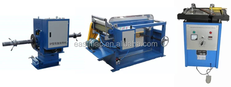 simple structure high efficient Aluminum tape longitudinal forming and taping machine tandem with extruder for cable