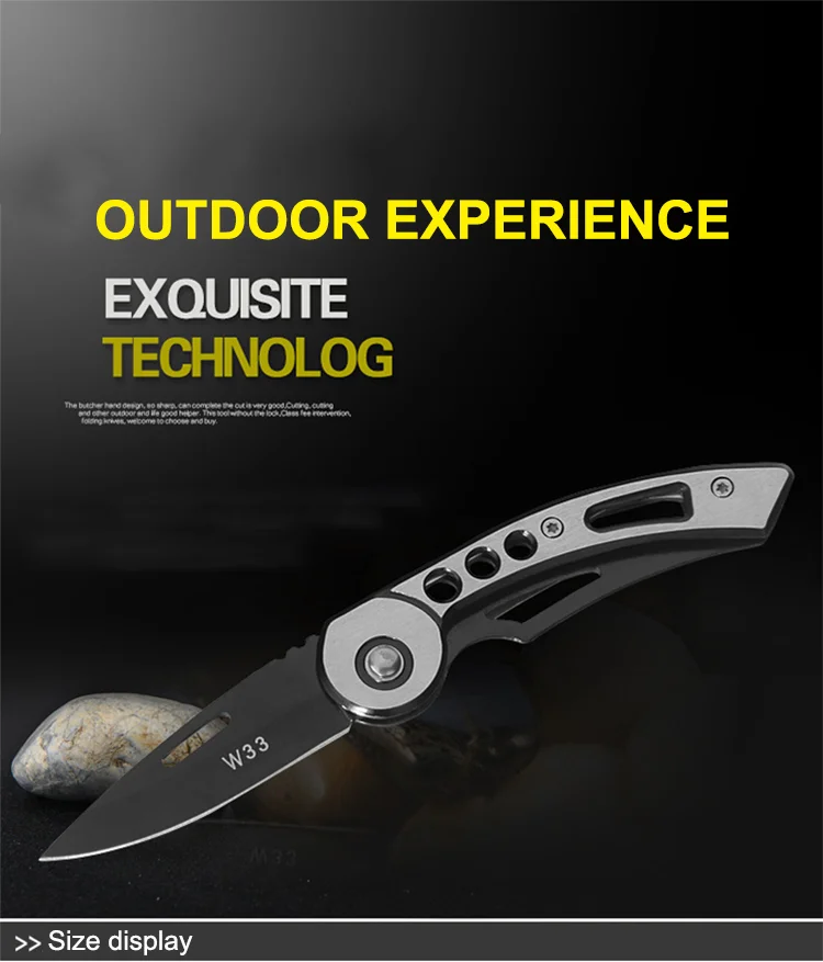 Stainless Steel Outdoor Camping Pocket Knife pocket Knives Wholesale