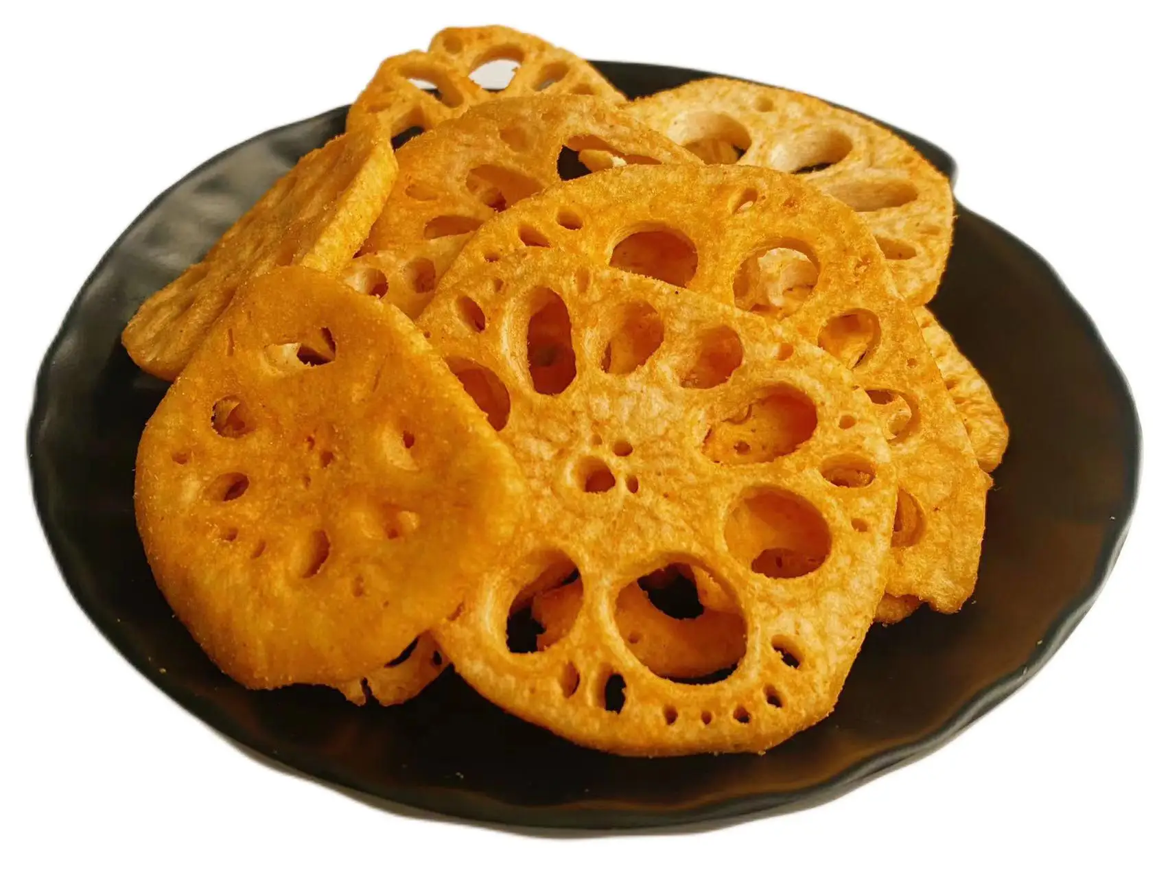 Spicy Lotus Root Chips - Vacuum Fried Vegetable Snacks, Wholesale Export | Fruit & Vegetable Snacks manufacture