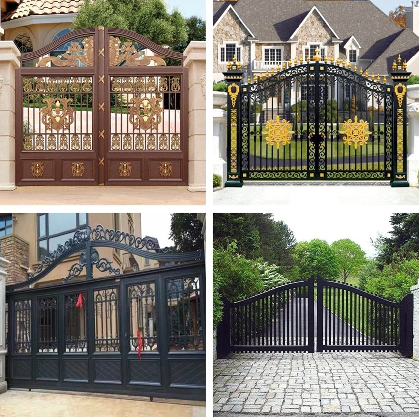 Superior quality galvanized steel fence panels garden fence decorative outdoor fence