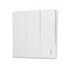 2019 latest PC wall switch 3 gang white for smart home timer switch plate