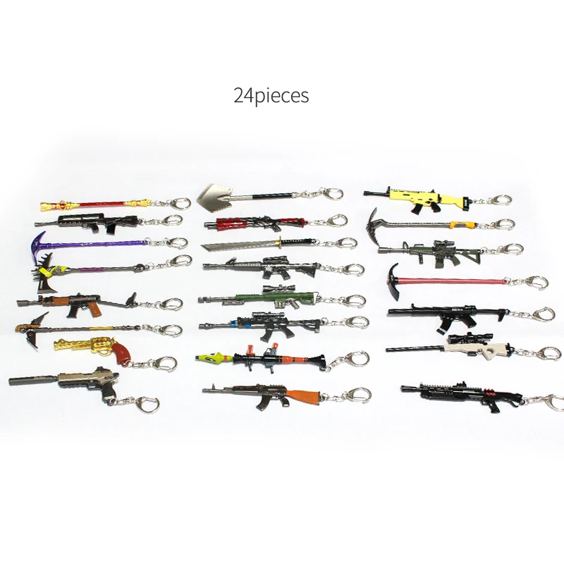 New Arrival Custom Toy Gun Keychains Of M249 Custom Metal Gun Keychain