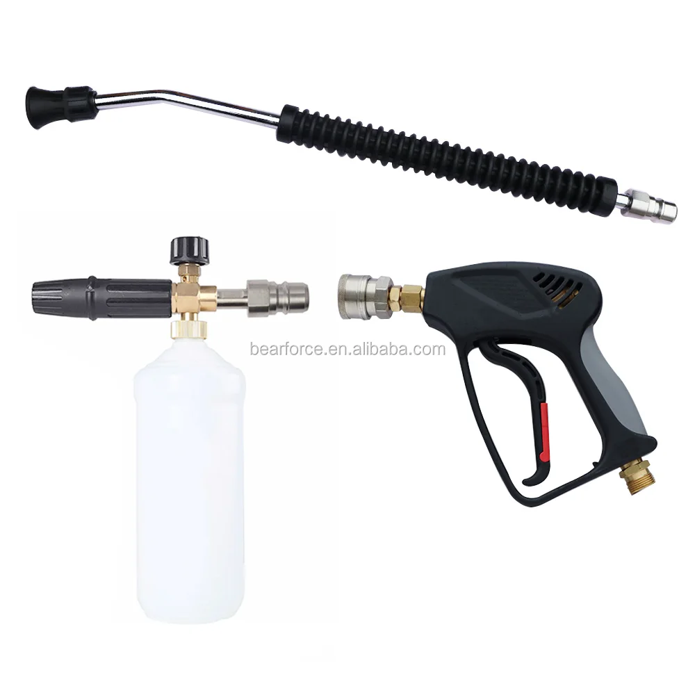 High Pressure Washer Professional Foam Gun Kit Water Spray Gun & Snow Foam Lance with PA Quick